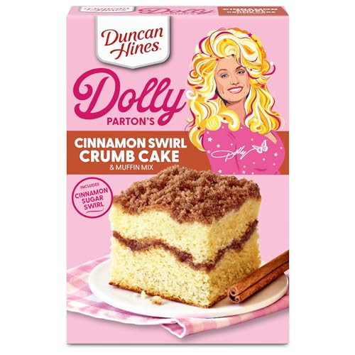 Duncan Hines Dolly Parton's Cinnamon Swirl Crumb Cake & Muffin Mix