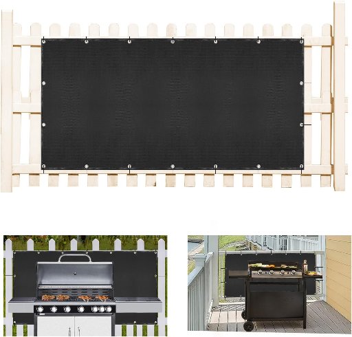Grill Heat Shield and Deck Protector Mat
