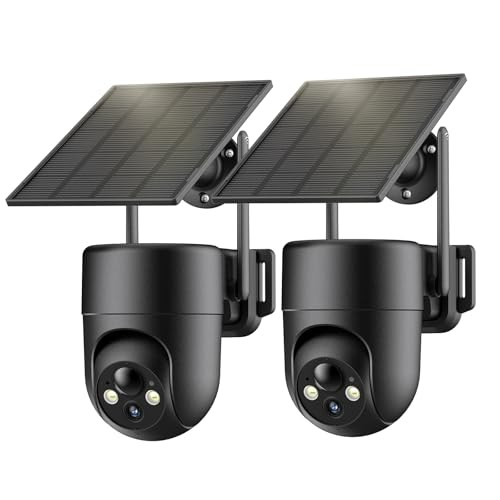 Wireless Outdoor Security Camera with 2K Color Night Vision