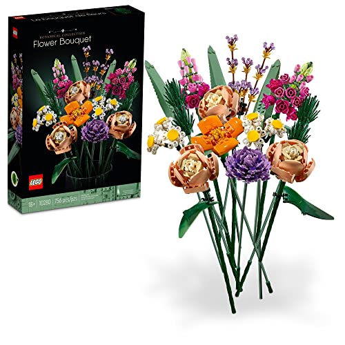 LEGO Icons 10280 Flower Bouquet Adult Toy Building Set, 756 Pieces Deal