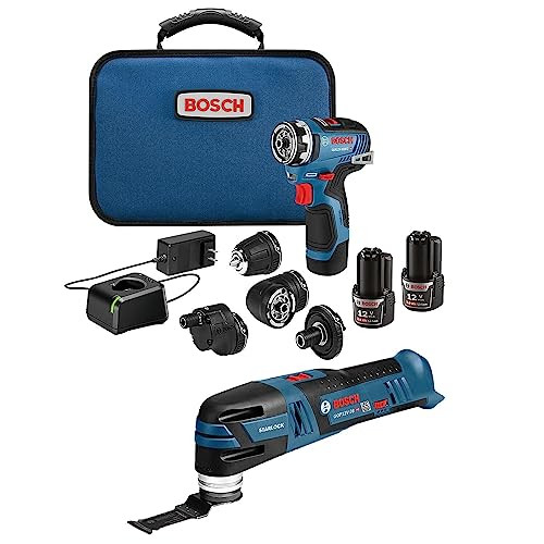 Bosch 12V Max 2-Tool Combo Kit w/ Chameleon Drill/Driver & Oscillating Multi-Tool