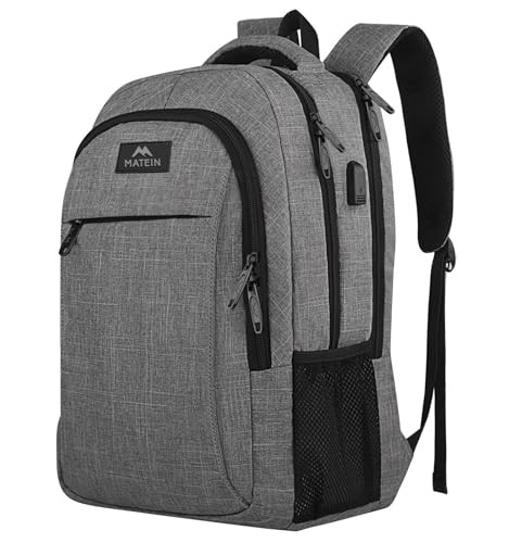 MATEIN Travel Laptop Backpack with External USB Port