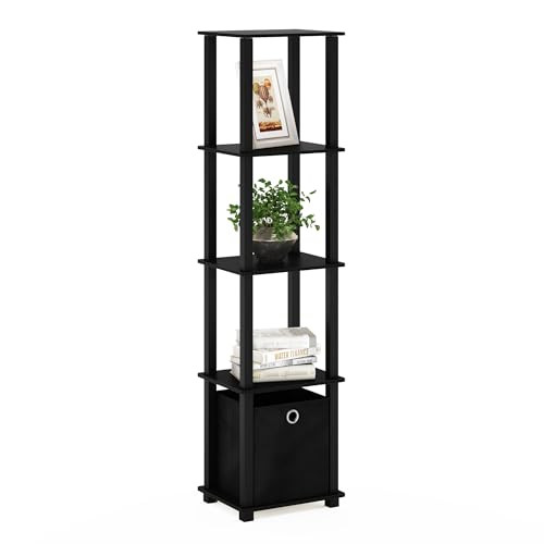 Furinno Decorative Shelf with Bin