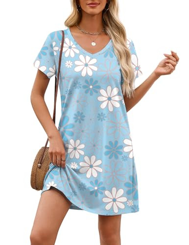 Ekouaer Womens Cotton Nightgowns