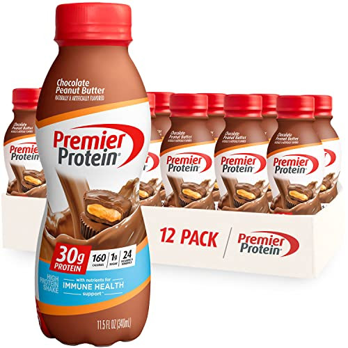 Premier Protein Chocolate Peanut Butter Shake 12-Count