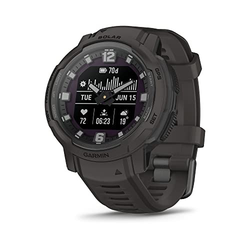 Garmin Instinct Crossover Solar Rugged Hybrid Smartwatch
