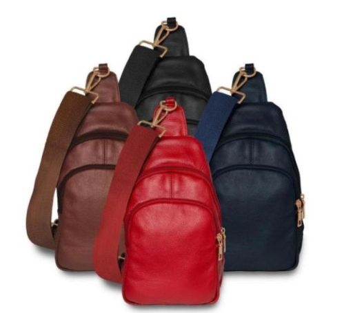 Genuine Leather Crossbody Sling Bag