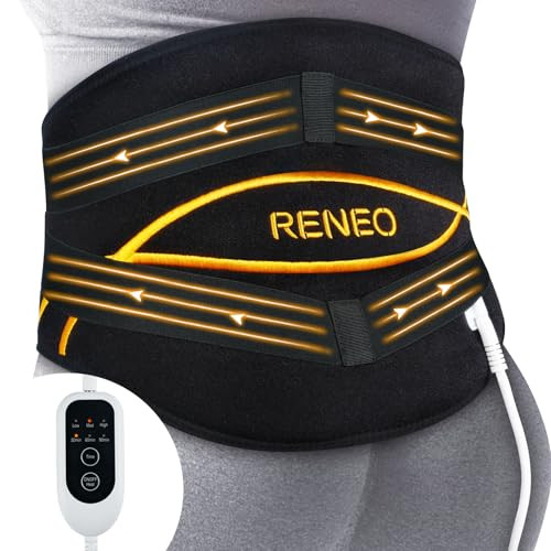 RENEO Wearable Heating Pad with Adjustable Compression Belt
