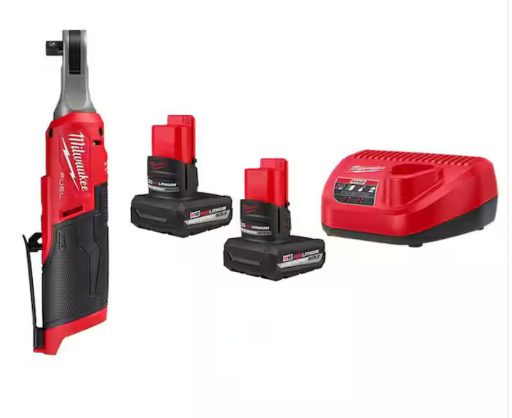 Milwaukee M12 FUEL Cordless Ratchet Kit