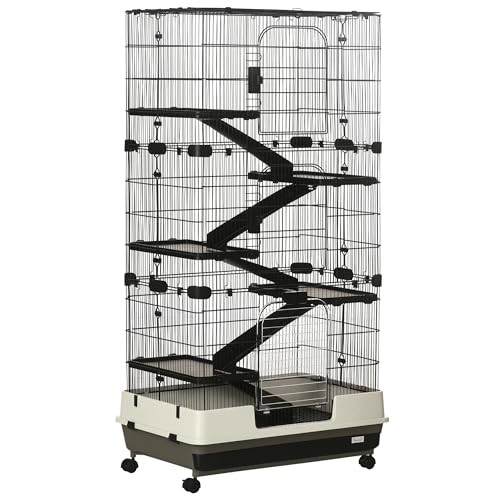 PawHut 6-Level Small Animal Cage