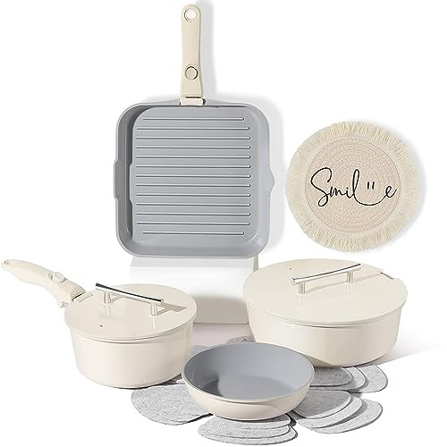 12 PC Nonstick Ceramic Cookware Set
