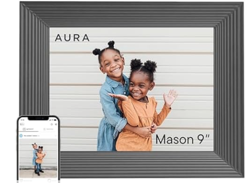 AURA Mason 9" WiFi Digital Picture Frame