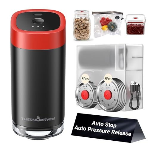 ThermoMaven Electric Mason Jar Vacuum Sealer