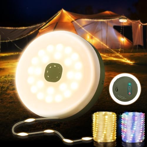 Rechargeable Camping String Lights