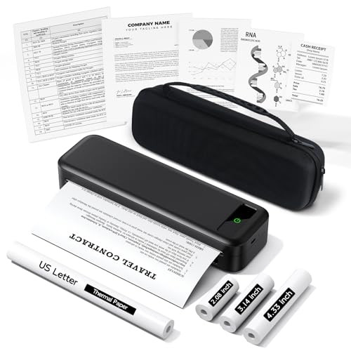 TATTMUSE Portable Wireless Printer for Travel