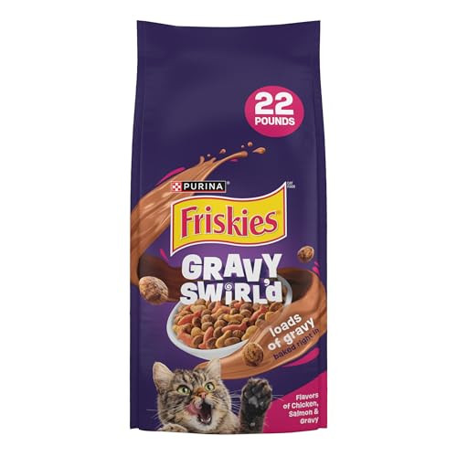 Friskies Gravy Swirl'd Dry Cat Food