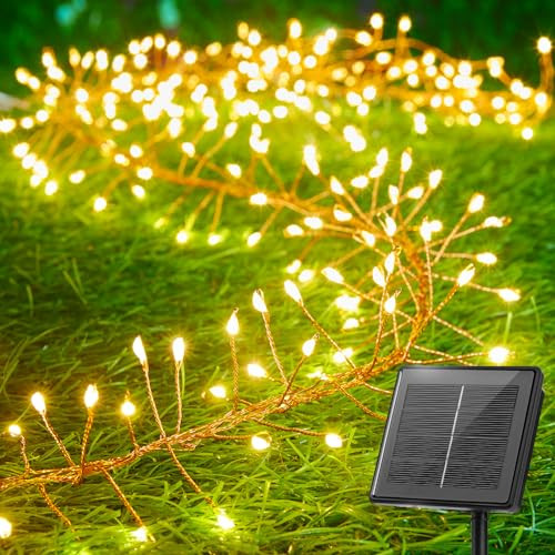 9.8', 120 LED Outdoor Solar String Lights