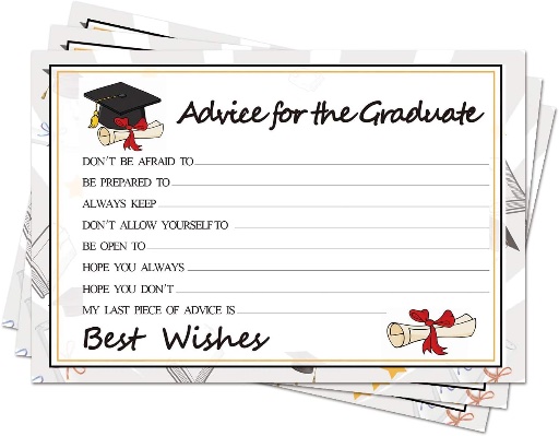 Graduation Wish Cards - 50PCs