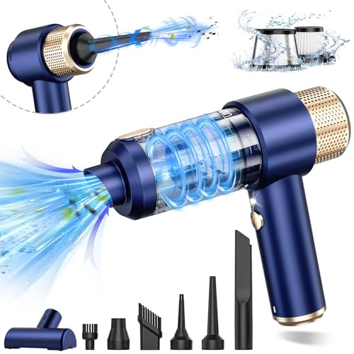 Jonyj 2-in-1 Rechargeable Air Duster & Handheld Vacuum Cleaner