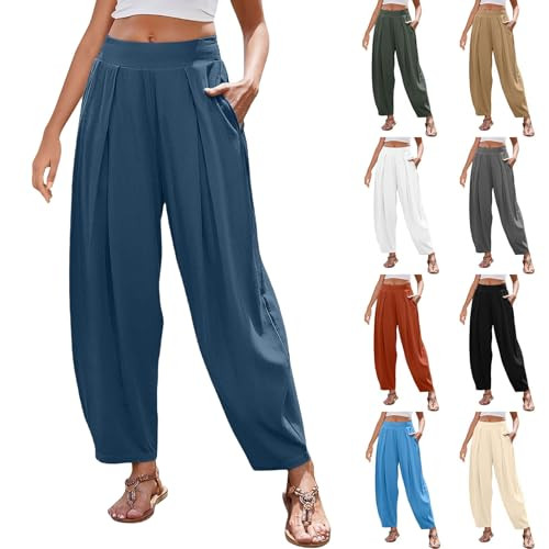Linen Capri Pants