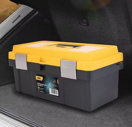 Deli 17in Plastic Tool Box