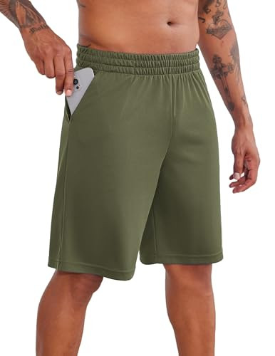 PINSPARK Mens Basketball Shorts