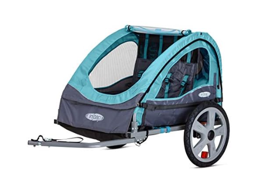 Instep Folding Double Bike Trailer