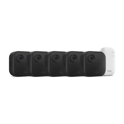 Blink Outdoor 4 (Newest Model) Camera System, 5 Cameras