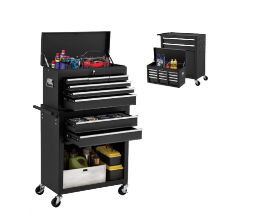 Rolling Tool Chest with Detachable Box