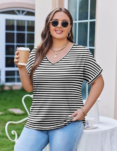 IN'VOLAND Women's Plus Size Tops