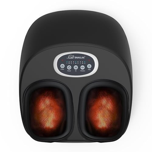 Snailax Shiatsu Foot Massager Machine with Soothing Heat