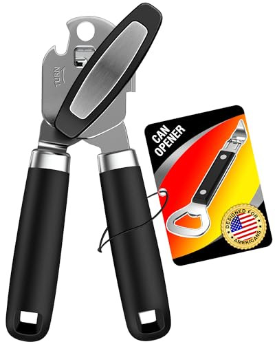 2PCS Can Opener Manual & Bottle Opener