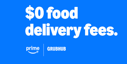 Grubhub+ Membership with Amazon Prime