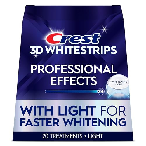 Crest 3D Whitestrips Professional Effects + LED Light Kit