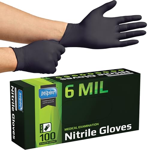 Inspire Nitrile ORIGINAL Cleaning Disposable Gloves 100-Count