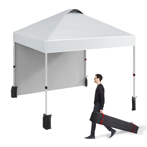 Commercial Pop Up Canopy with Carry Bag and Sidewall
