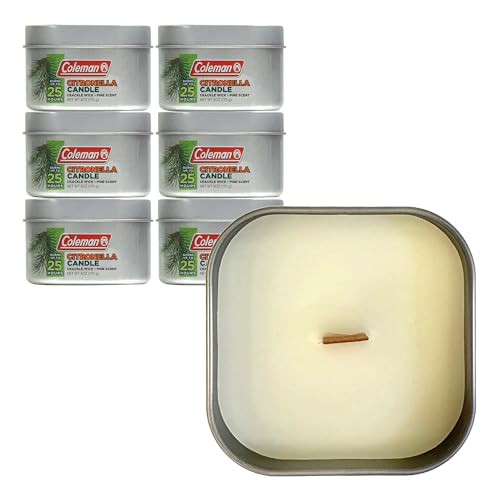 Coleman Pine Scented Citronella Candle 6-Pack