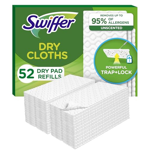 Swiffer Sweep + Mop, 52 Dry Pads Refills