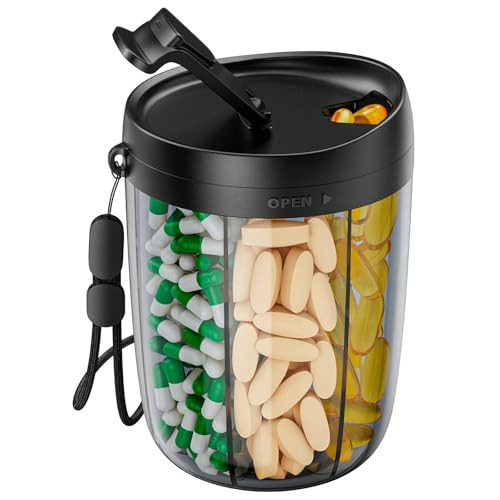 Puliv Large Pill Bottle Organizer