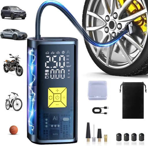 Portable Tire Inflator & Air Compressor