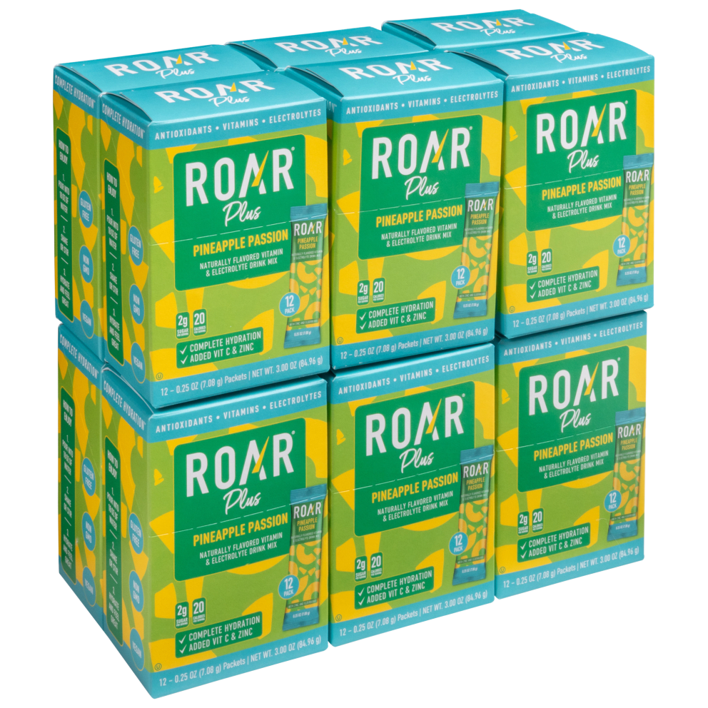 144-Pack Roar Plus Vitamin & Electrolyte Drink Mix