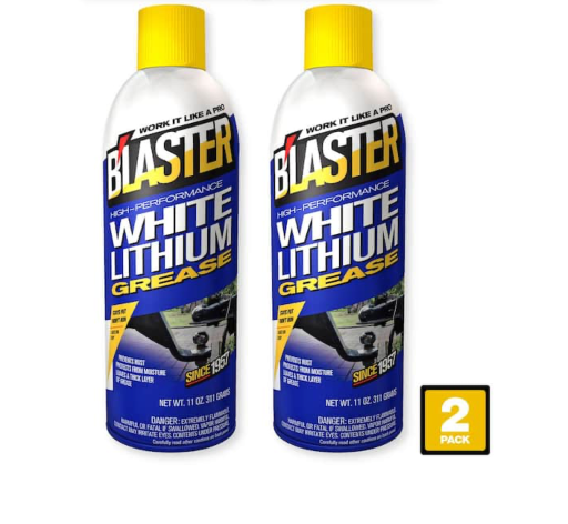 Blaster High-Performance White Lithium Grease Spray (2-Pack)