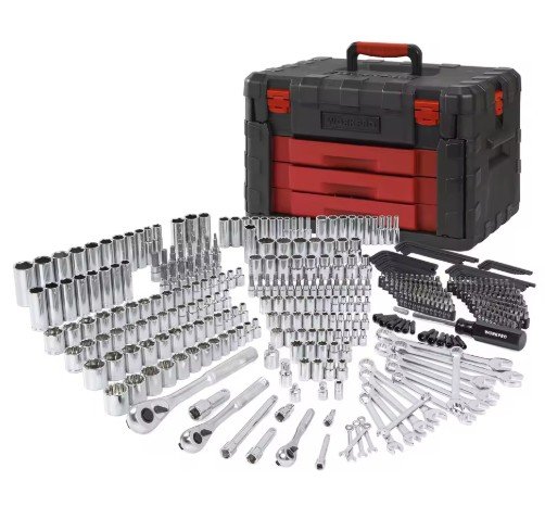 WORKPRO 449-Piece Socket and Repair Tool Set