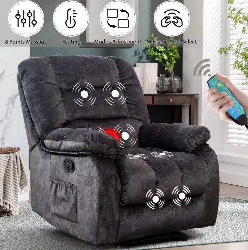 Manual Body Massage Sofa Chair with Heating Function