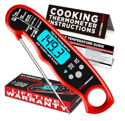 Alpha Grillers Instant Read Meat Thermometer