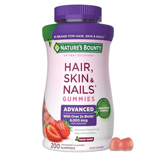 Nature's Bounty Optimal Solutions Advanced Hair, Skin, and Nails Gummies