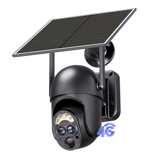 SEHMUA 12X Zoom Dual Lens 4G LTE Cellular Security Camera