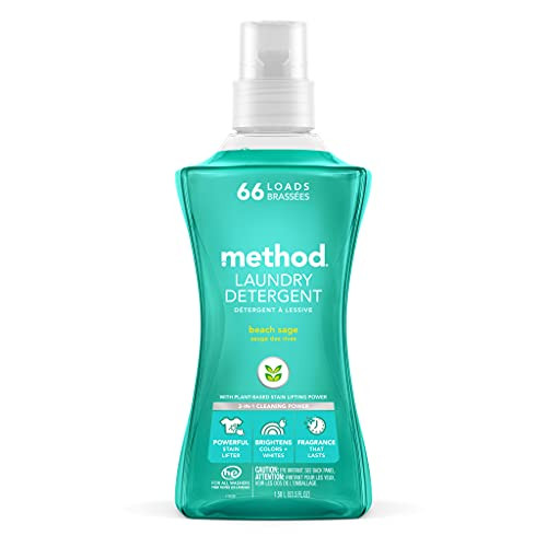 Method Liquid Laundry Detergent, Beach Sage Scent, 53.5 Oz.
