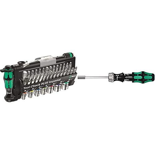Wera Tool-Check Plus Imperial and Kraftform Kompakt 27 RA Slotted Ratcheting Screwdriver