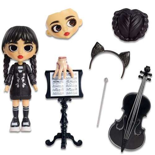 9-Piece 6" Just Play Deluxe Wednesday Articulated Figure w/ Accessories